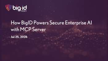 BigID MCP Server: Secure AI Access to Enterprise Data