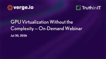Verge.io: GPU Virtualization Without Specialists: VergeOS + NVIDIA