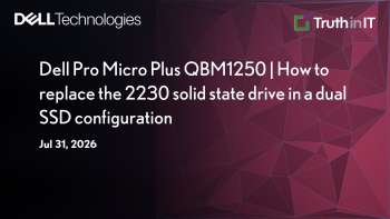 Replace the 2230 SSD in Dell Pro Micro Plus QBM1250