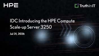 HPE Compute Scale-up Server 3250: IDC Analyst Overview