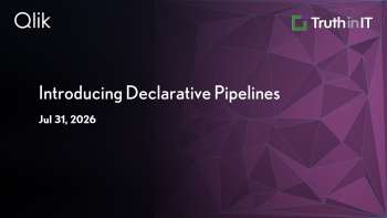 Declarative Pipelines in Qlik Talend Cloud