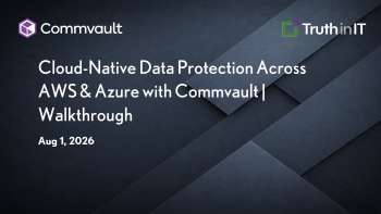 Commvault: Cloud-Native Data Protection Across AWS and Azure
