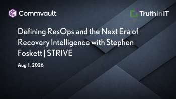 Commvault: ResOps and Mean Time to Clean Recovery Explained