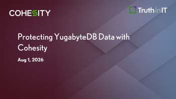 Cohesity: YugabyteDB Backup & Recovery with Cohesity SmartFiles