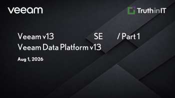 Veeam Data Platform v13 New Features Overview