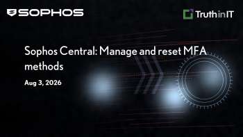 How to Manage and Reset MFA in Sophos Central