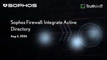 Integrate Active Directory with Sophos Firewall