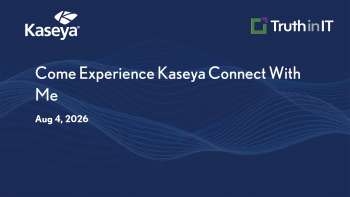 Inside Kaseya Connect Global Conference