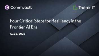 Commvault: 4 Steps to Enterprise Resilience in the AI Era