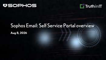 Sophos Central Self Service Portal for Email