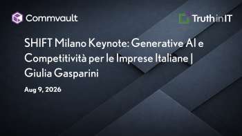Commvault: Generative AI Adoption and Competitiveness in Italy