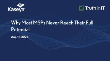 Kaseya: Why MSPs Need Operational Excellence to Scale