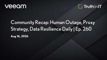 Veeam: Human Continuity, Hyper-V Proxies & Tag-Based Backups