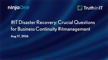NinjaOne: Key Questions for IT Disaster Recovery Planning