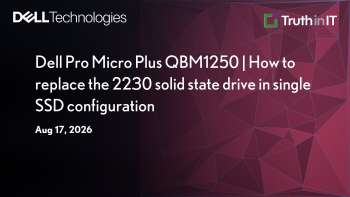 Replace the 2230 SSD in Dell Pro Micro Plus QBM1250