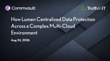 Commvault: Lumen Consolidates 23 Backup Platforms