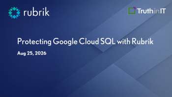 Google Cloud SQL Protection with Rubrik Security Cloud