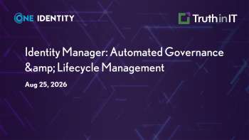 One Identity: Identity Manager: Automated Governance & Lifecycle Management