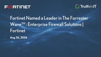 Fortinet Named Leader in Forrester Wave Enterprise Firewalls