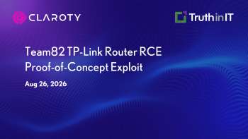 Claroty: TP-Link ER605 Router RCE Exploit Demonstration