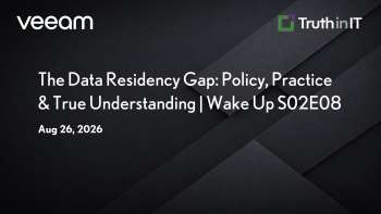 Veeam: Data Sovereignty vs. Data Locality: What CISOs Miss