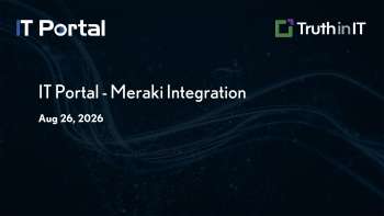 IT Portal: Configuring Cisco Meraki Integration