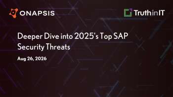 Onapsis: 2025 SAP Security Threats by Maturity Level
