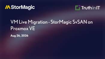 StorMagic: VM Live Migration with SvSAN on Proxmox VE