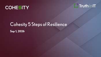 Cohesity's 5 Steps of Cyber Resilience Framework