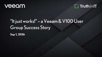 Veeam VIA Fibre Channel Proxy: Community Success Story