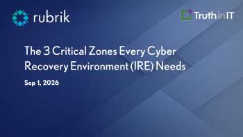 Rubrik: 3 Critical Zones in a Cyber Recovery Environment