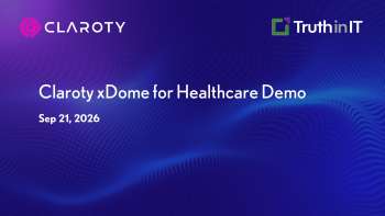 Claroty xDome for Healthcare: Platform Demo