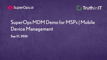 SuperOps MDM Demo: Mobile Device Management for MSPs