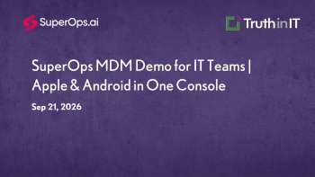 SuperOps MDM: Manage Apple & Android in One Console