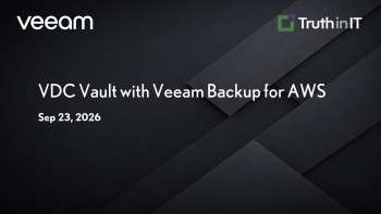 Add Veeam Data Cloud Vault to Backup for AWS