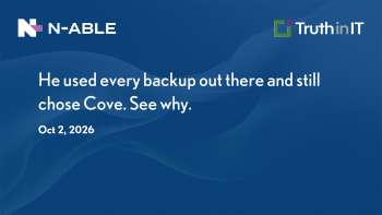 N-Able: Why Meta Eagle Chose Cove After Testing Every Backup