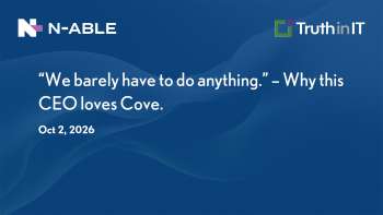 N-Able: Why This MSP CEO Chose Cove Data Protection