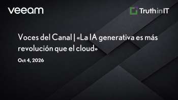 Veeam: Generative AI vs. Cloud: A Partner's Perspective