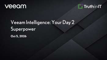 Veeam Intelligence: AI-Powered Backup Administration