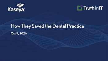 Kaseya: Cloud Backup Saves Flood-Hit Dental Practice in 2 Hours