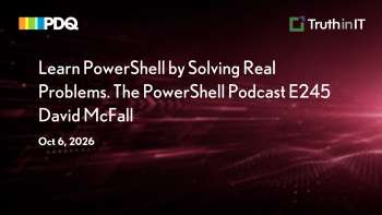 Practical PowerShell for Sysadmins with David McFall