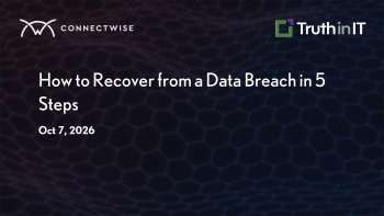 ConnectWise: 5 Steps to Recover from a Data Breach