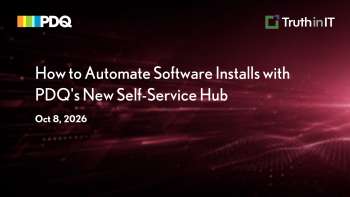 PDQ Self-Service Hub: End-User Software Installs