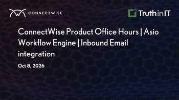 Connectwise: Inbound Email Integration with Asio Workflow Engine