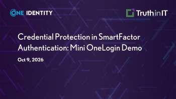 One Identity: Credential Protection in OneLogin SmartFactor