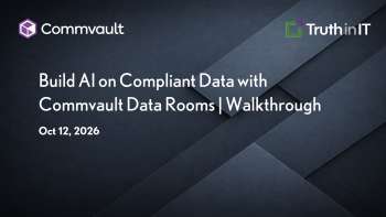 Commvault Data Rooms: Secure AI-Ready Datasets