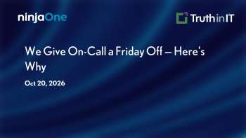 Why We Give On-Call Staff the Next Friday Off