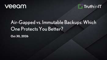 Air-Gapped vs. Immutable Backups Explained