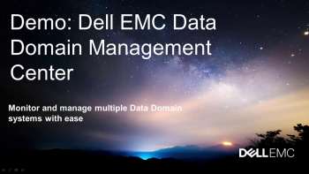 Data Domain Management Center Overview