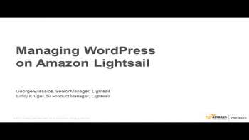 Managing WordPress on Amazon Online Tech Talks